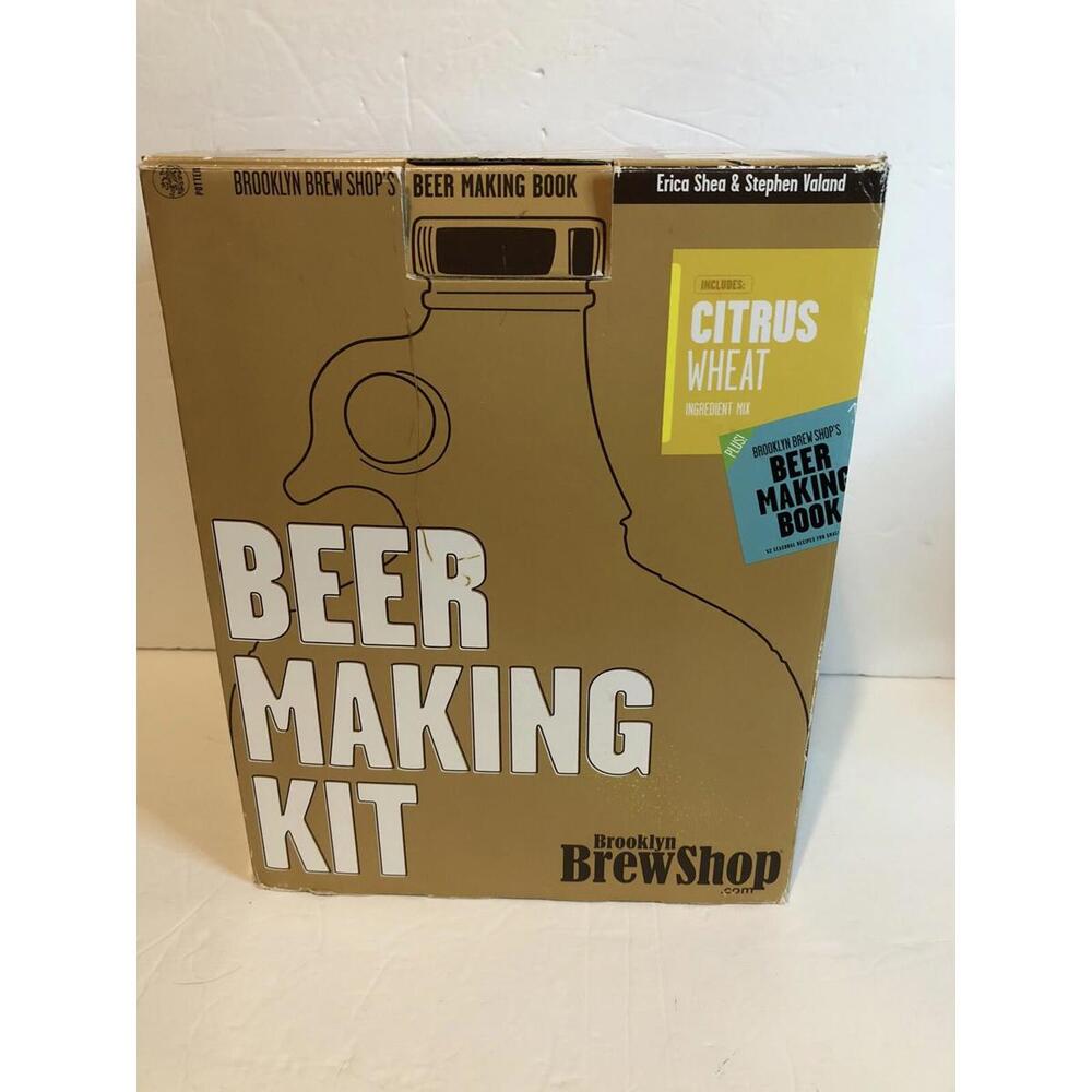 IPA Beer Making Kit Brooklyn Brew Shop Citrus Wheat New Open Box
